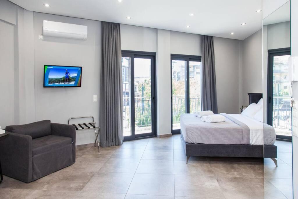 E Spacious Cornered Brand New Studio Apartment E Atenas Exterior foto